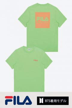 FILA BTS着用モデル Tシャツ GREEN グリーン 緑 ［SALE］