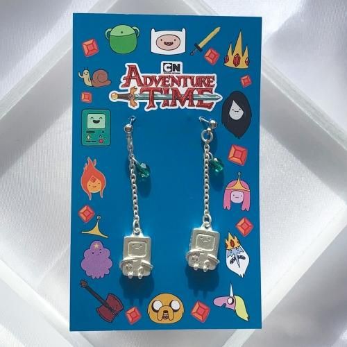 アドベンチャー タイム Bmo ピアス Silver Noiseandkisses アドベンチャー タイム Bmo ピアス Silver Noiseandkisses