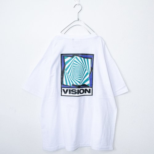 VISION STREET WEAR ゲーターロゴプリント 半袖Tシャツ (White)【22夏セール】