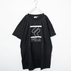 FILA ロゴグラフィック 半袖Tシャツ BLACK ［SALE］