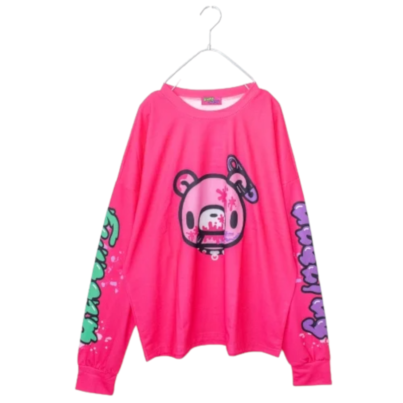 ACDC RAG GLOOMY ダークグルーミー ロングTシャツ ロンt ピンク