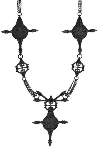 Restyle Vegvisir Necklace (Black)
