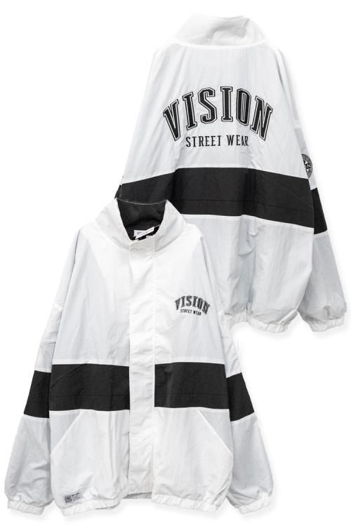 VISION STREET WEAR ヴィンテージワッペン ナイロンブルゾンジャケット