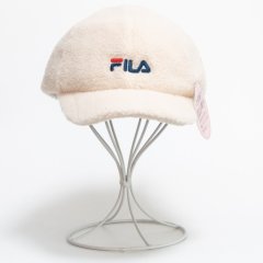 FILA フィラ BOA LOW CAP ボアキャップ (White)  [sale]