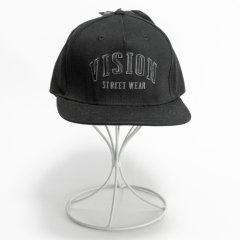 VISION STREET WEAR ツイル Baseball Cap (Black)