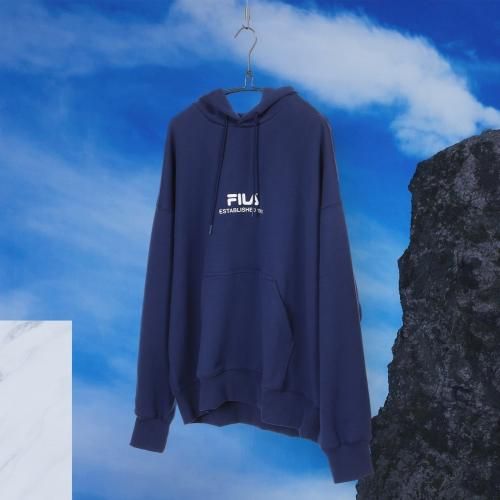FILA【Find your Basics】BTS着用モデルパーカー NAVY ネイビー