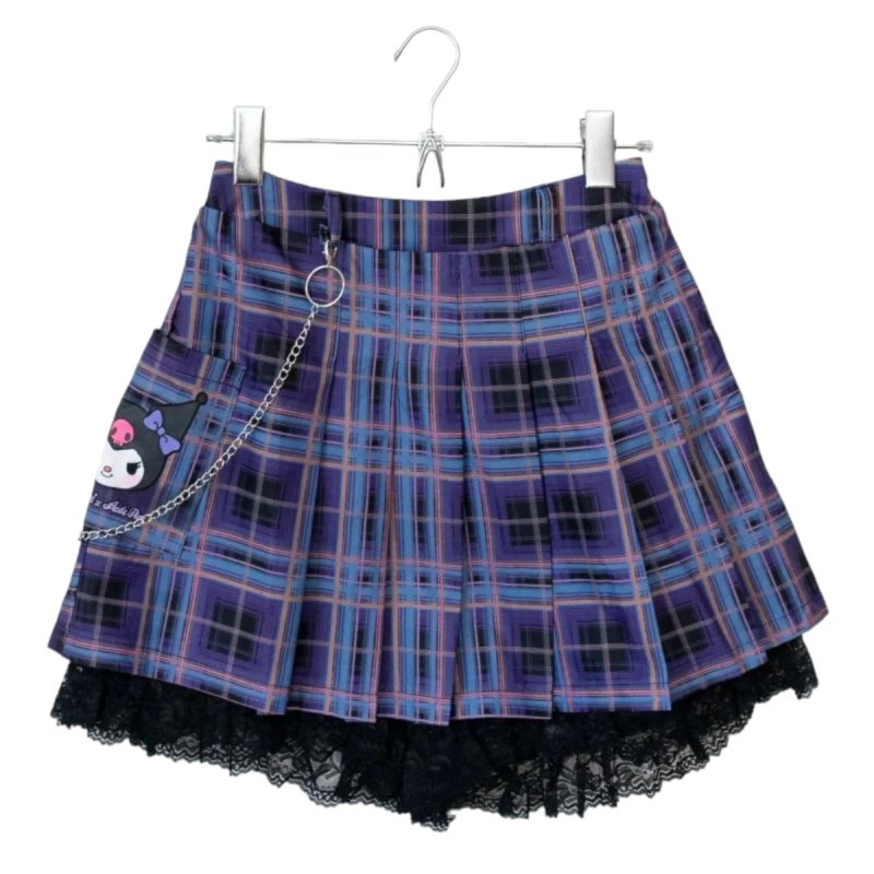 Sanrioマイメロ 3L 4L ブラック 新品 プリーツ付き スカート