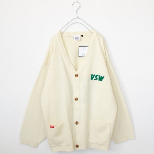 <img class='new_mark_img1' src='https://img.shop-pro.jp/img/new/icons8.gif' style='border:none;display:inline;margin:0px;padding:0px;width:auto;' />VISION STREET WEAR ジャガードロゴカーディガン (White)