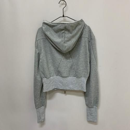 アシンメトリー ジップスウェット セットアップ GRAY グレー
