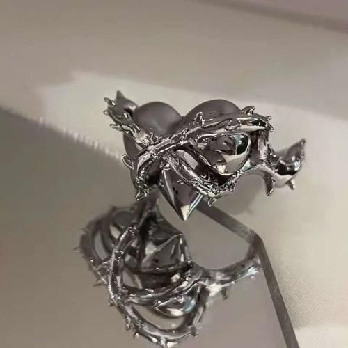 有刺鉄線 ハート リング SILVER [1000円均一 有刺鉄線 ハート リング SILVER [1000円均一