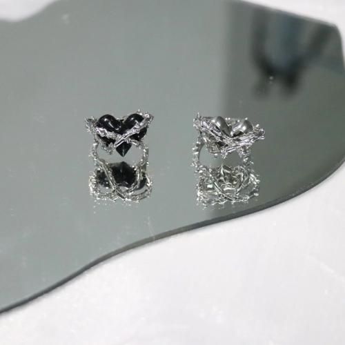 有刺鉄線 ハート リング SILVER [1000円均一 有刺鉄線 ハート リング SILVER [1000円均一