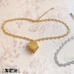 XTS ハートチェーンチョーカー GOLD［SALE］