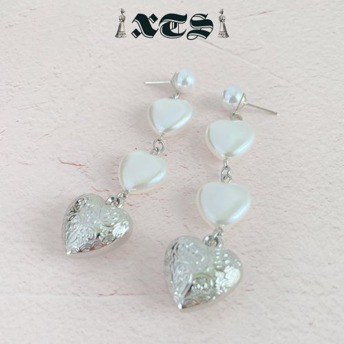 XTS Retro Heart & Pearl ϡ ԥ SILVER SALE