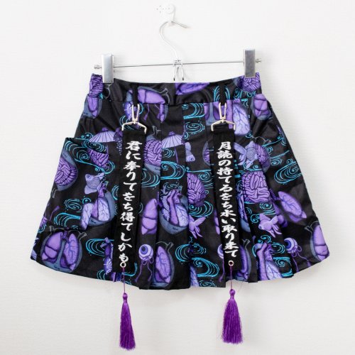 ACDC RAG をち水 プリーツミニスカート (Purple)