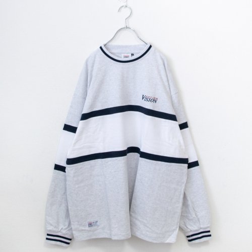<img class='new_mark_img1' src='https://img.shop-pro.jp/img/new/icons8.gif' style='border:none;display:inline;margin:0px;padding:0px;width:auto;' />VISION STREET WEAR リブライン切り替え ロンT (Gray)