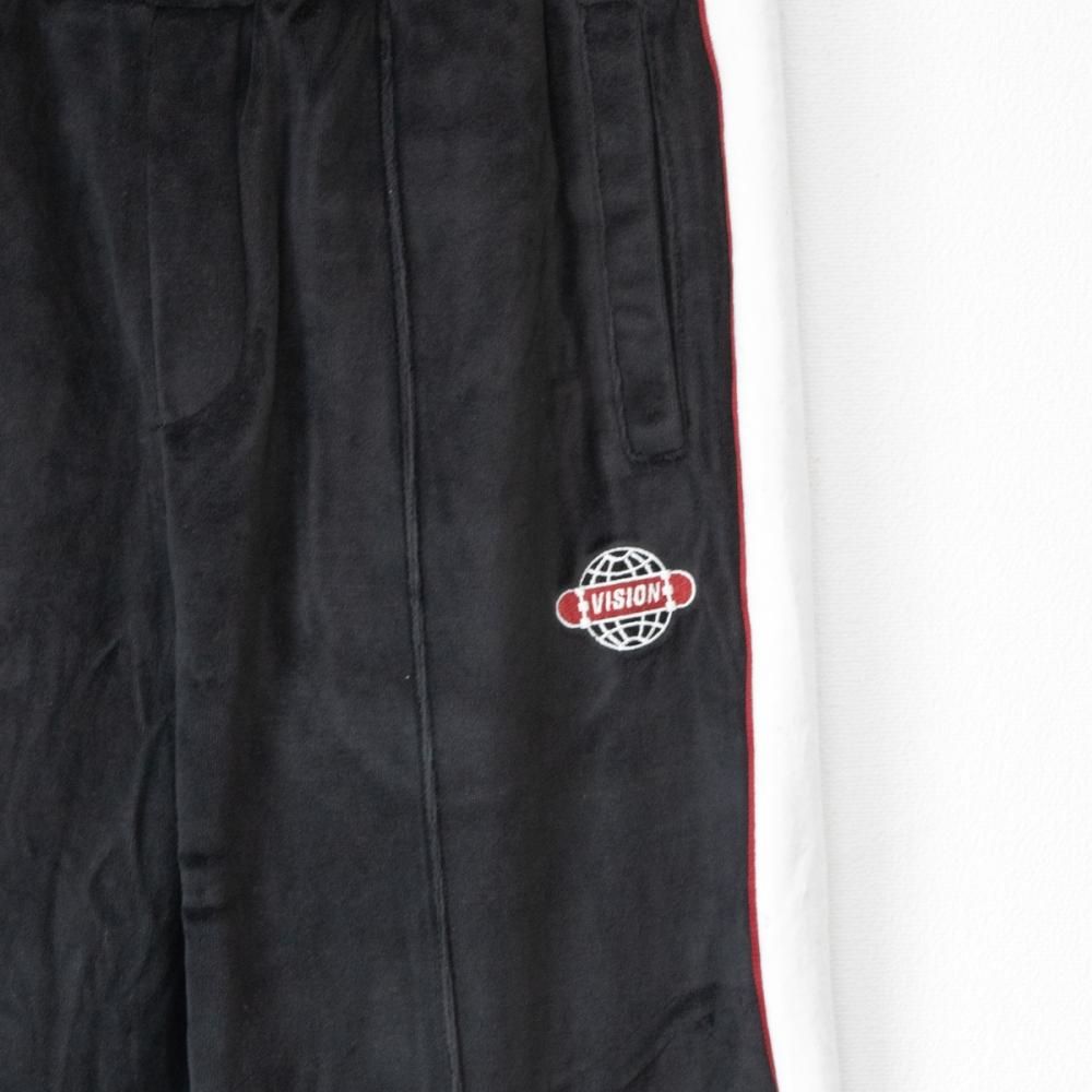 VISION STREET WEAR サイドライン ベロアジャージ セットアップ