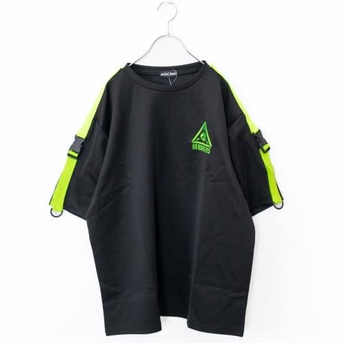 ACDC RAG CYBER PUNK  Ⱦµ T NEON GREEN BLACK