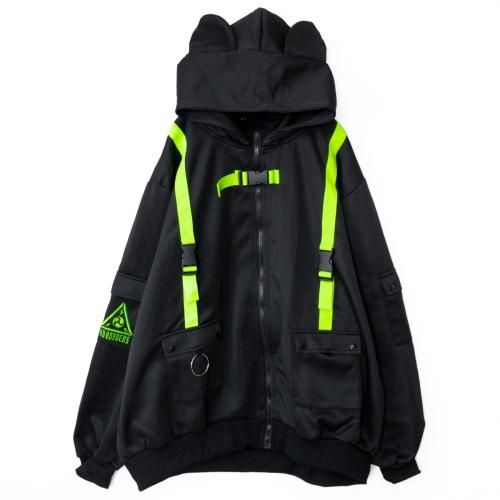 ACDC RAG CYBER PUNK  㥱å NEON GREEN BLACK