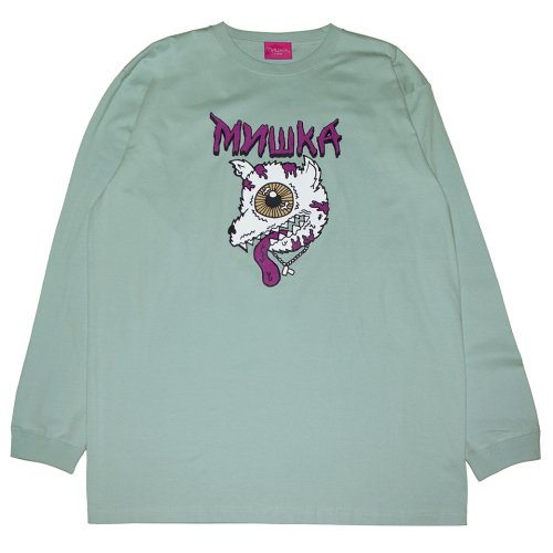 MISHKA RABIES L/S TEE Milky Lime GREENSALE