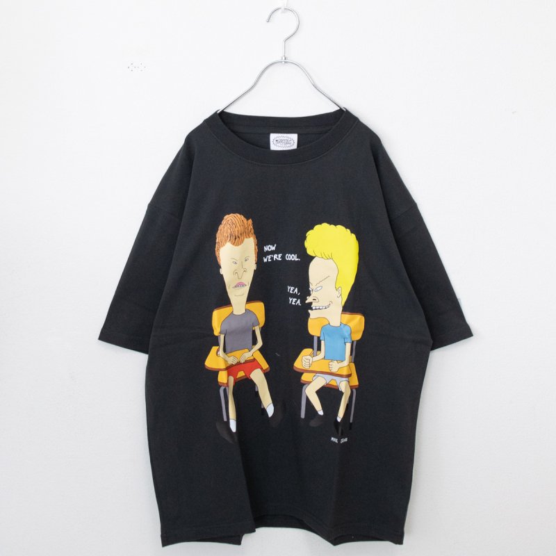 BEAVIS AND BUTT-HEAD プリント 半袖Tシャツ CHARCOAL | ビーバス ...