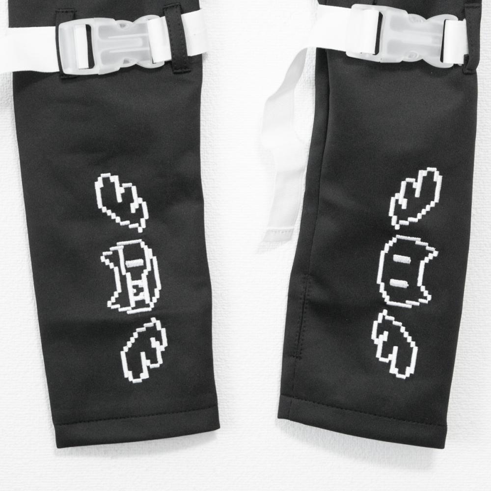 【新品】サイバードッグCYBERDOG　イギリス製　小宇宙柄アームカバー ACDC RAG ドットネコ アームカバー BLACK/WHITE | サブカル