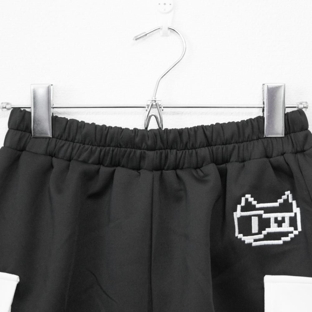ACDC RAG ドットネコ ショートパンツ BLACK/WHITE | サブカル ACDC RAG ドットネコ ショートパンツ BLACK/WHITE | サブカル