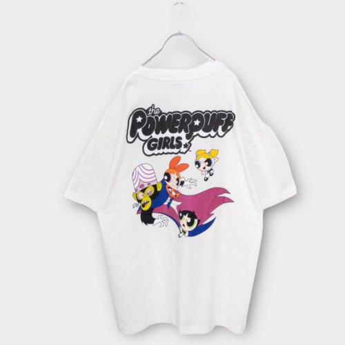 The Powerpuff Girls バックプリント OVER Tシャツ WHITE