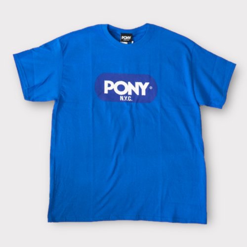 【均一セール】PONY NEW BOX LOGO Tシャツ Tシャツ BLUE