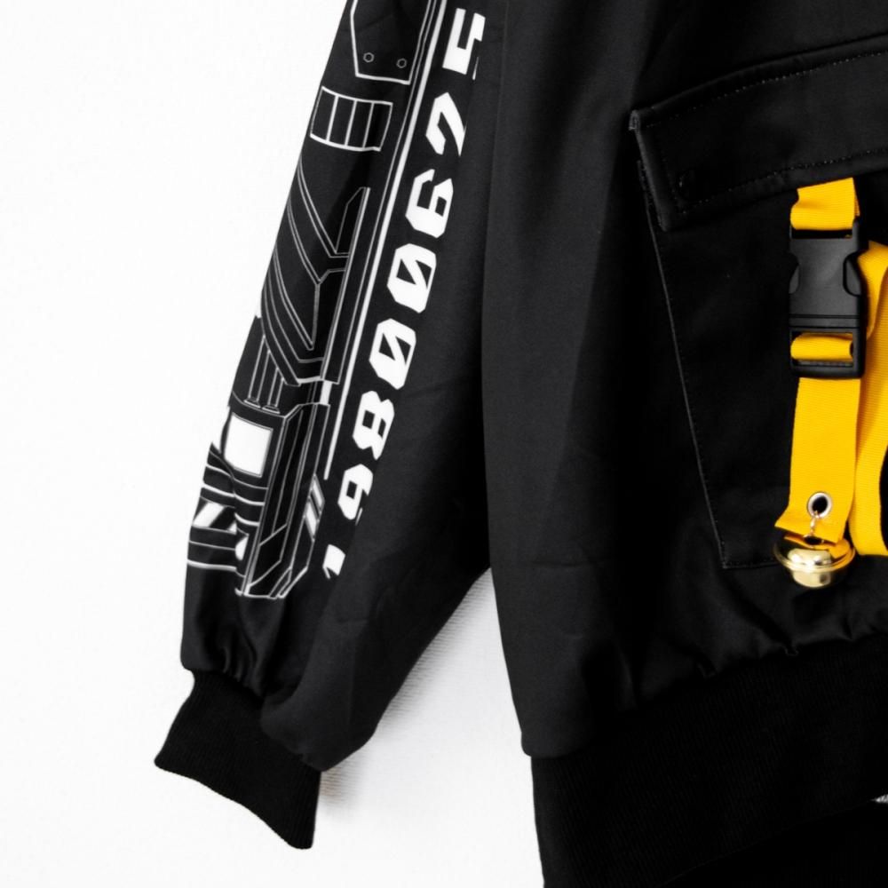 ACDC RAG ERROR CODE ジャケット BLACK YELLOW | サイバーパンク