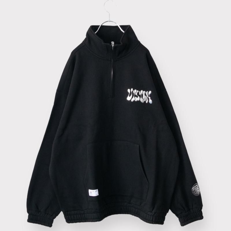 SEQUENZ OMBLE MILITARY 1/3 ZIP JACKET チェック ユニセックス