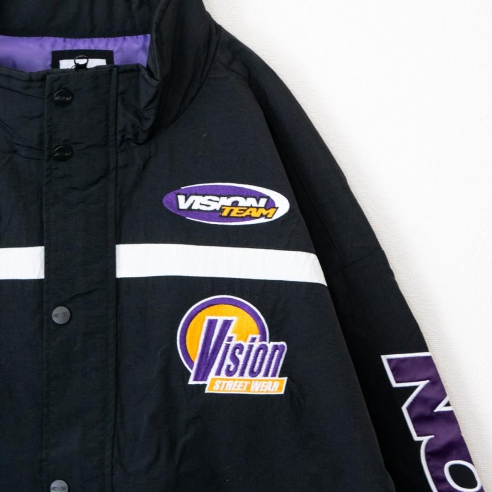 VISION STREET WEAR | ナイロンモータージャケット BLACK
