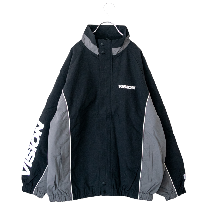 VISION STREET WEAR | ナイロンモータージャケット BLACK