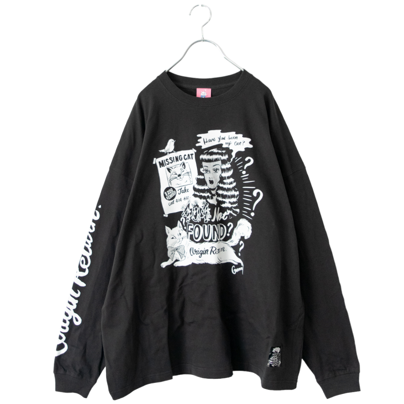 404 NOT FOUND by Gummy | ビッグシルエット 長袖Tシャツ ロンT