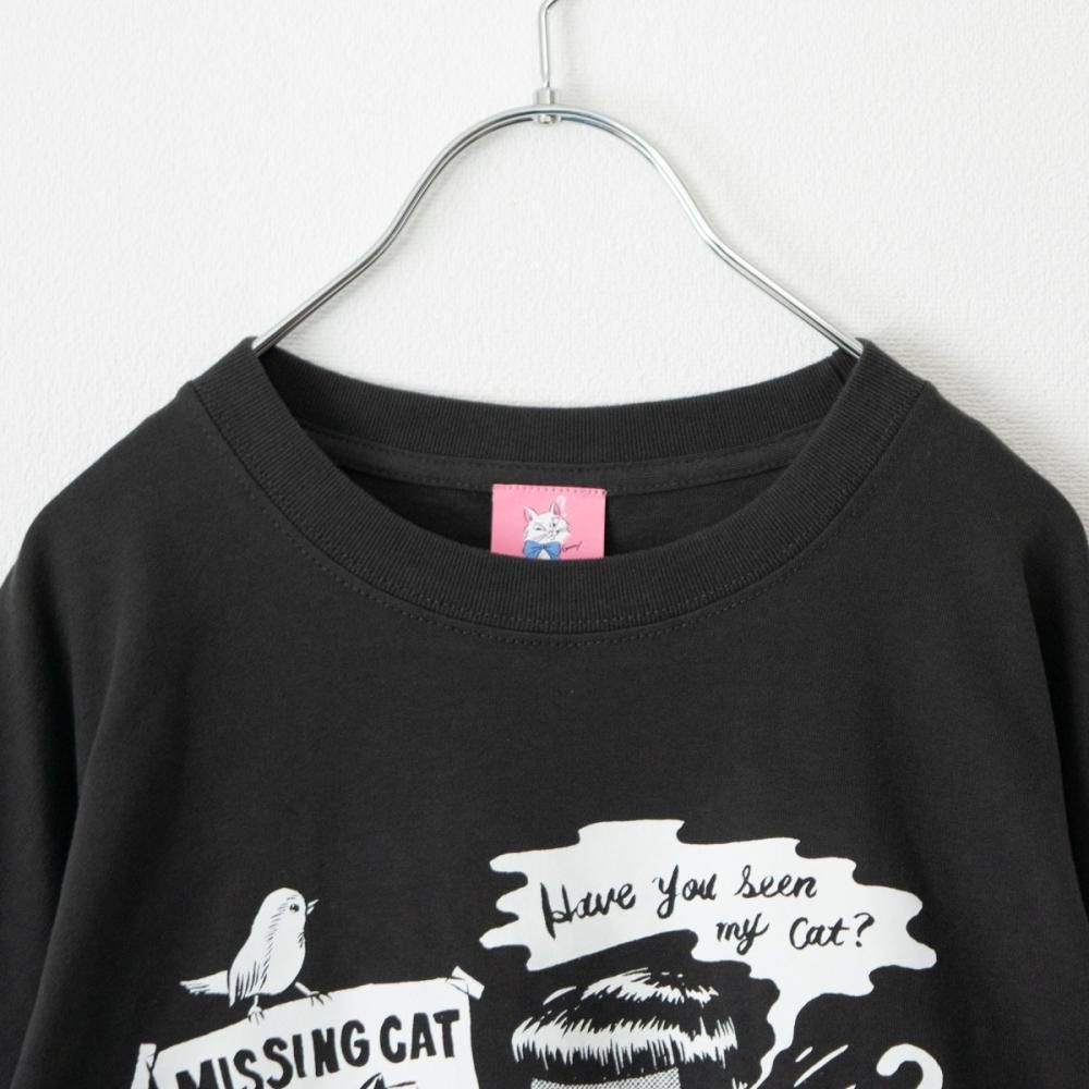 黒夢 ラッキードロー 当たりA ビッグシルエットTシャツ CAT イエロー XL BIG BOSS CAT” Tシャツ/ユニセックス/ブラック×イエロー