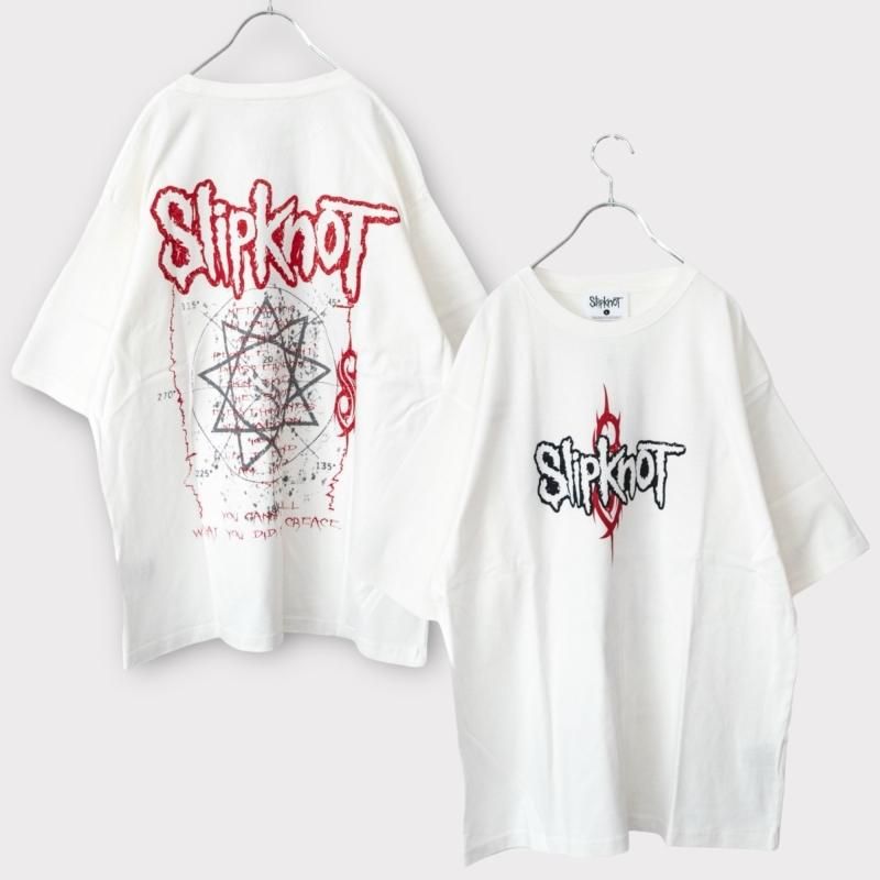 正規品 Slipknot スリップノット フォトプリントTシャツ ヴィンテージ風 Slipknot スリップノット フォトプリントTシャツ ヴィンテージ風