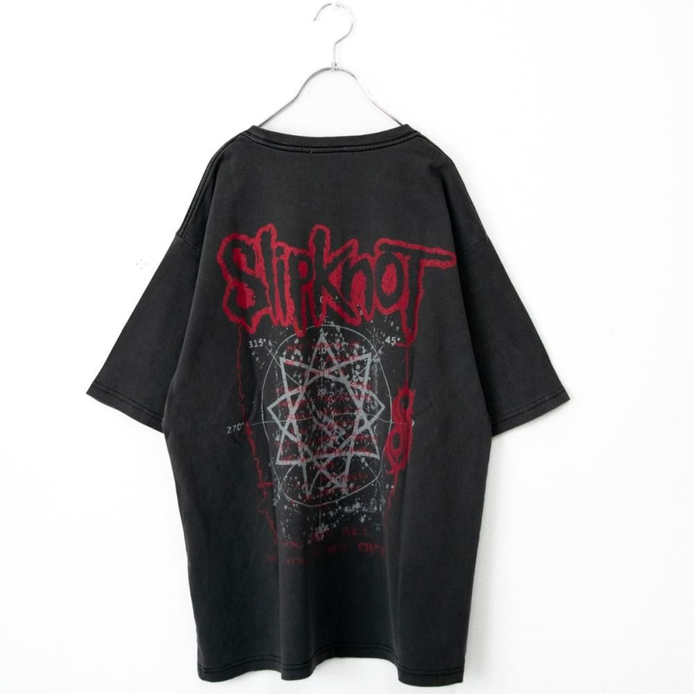 Slipknot スリップノット ロゴTシャツ | Tシャツ BLACK Slipknot スリップノット ロゴTシャツ | Tシャツ BLACK