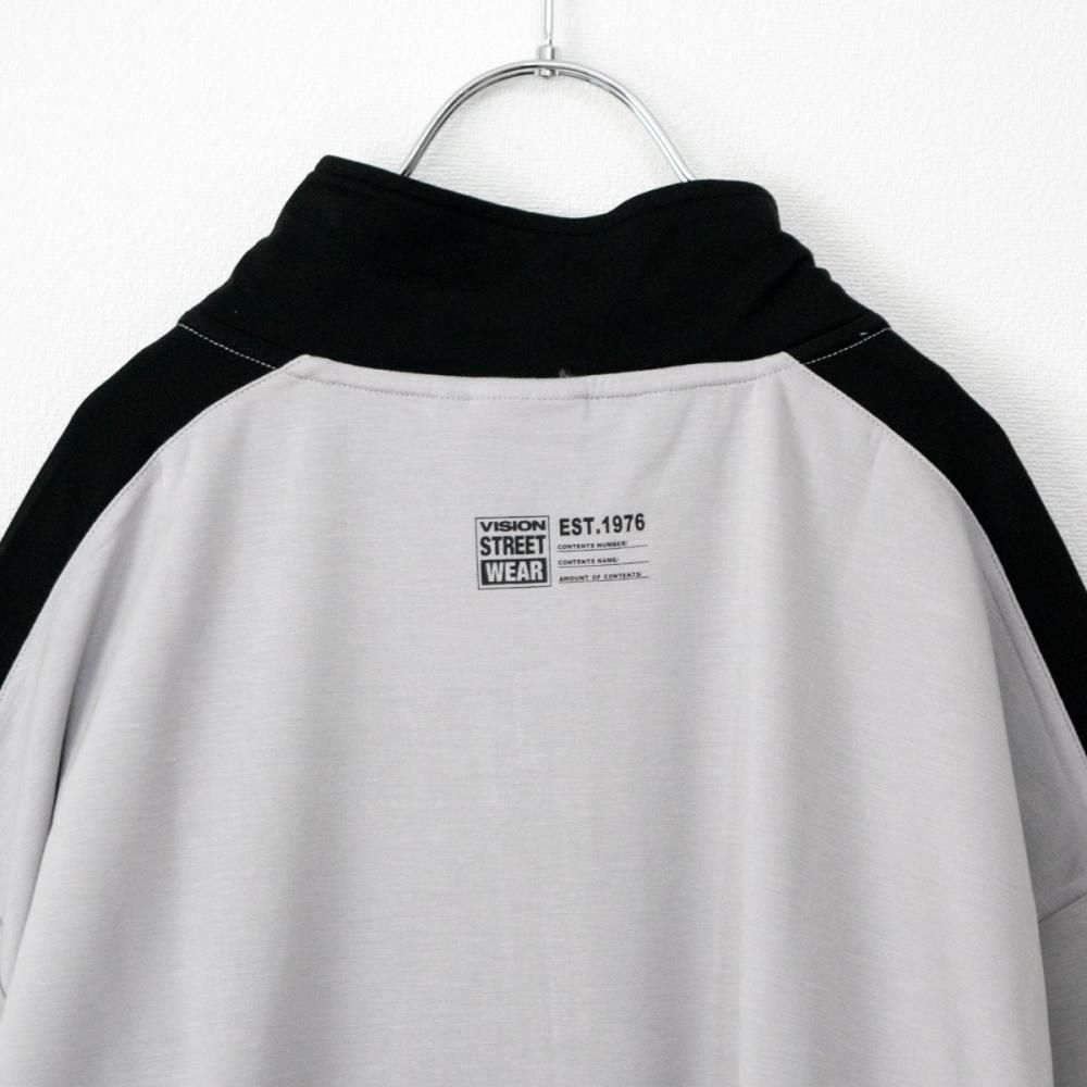 新品 WIND AND SEA ×VISION STREETミントグリーン 半袖 SALE 15%OFF】ワイドポケット付き 半袖ジャージ［ミントグリーン