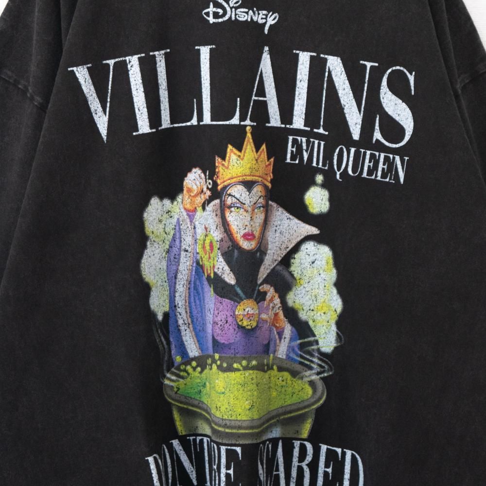 堅実な究極の Disney ヴィランズ マガジンロンT | 女王 - NOISEANDKISSES トップス