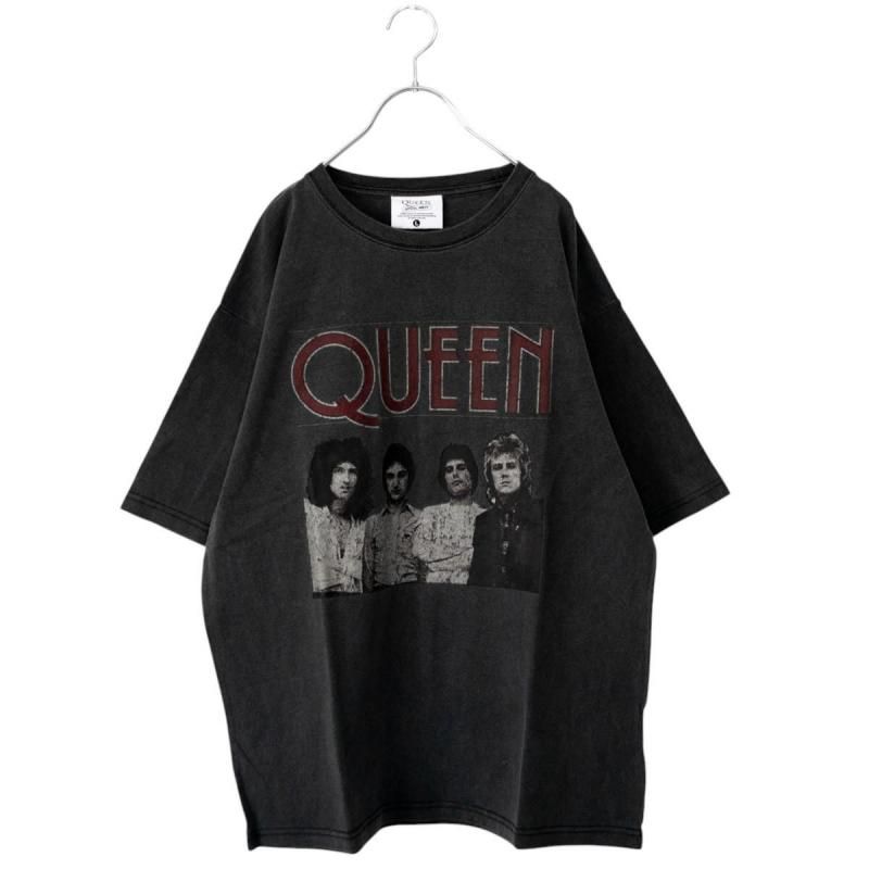 QUEEN フォト ロゴ Tシャツ BLACK | ロックバンド QUEEN QUEEN フォト ロゴ Tシャツ BLACK | ロックバンド QUEEN