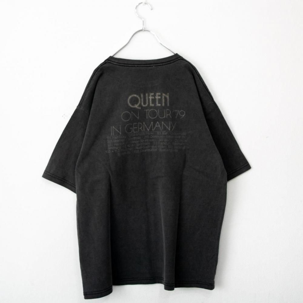 QUEEN フォト ロゴ Tシャツ BLACK | ロックバンド QUEEN