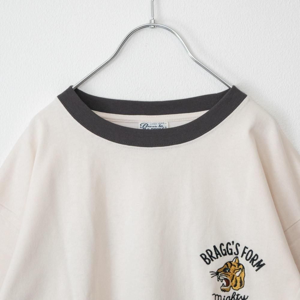 POWER TO THE PEOPLE | TIGER 刺繍Tシャツ - NOISEANDKISSES POWER TO THE PEOPLE | TIGER 刺繍Tシャツ - NOISEANDKISSES