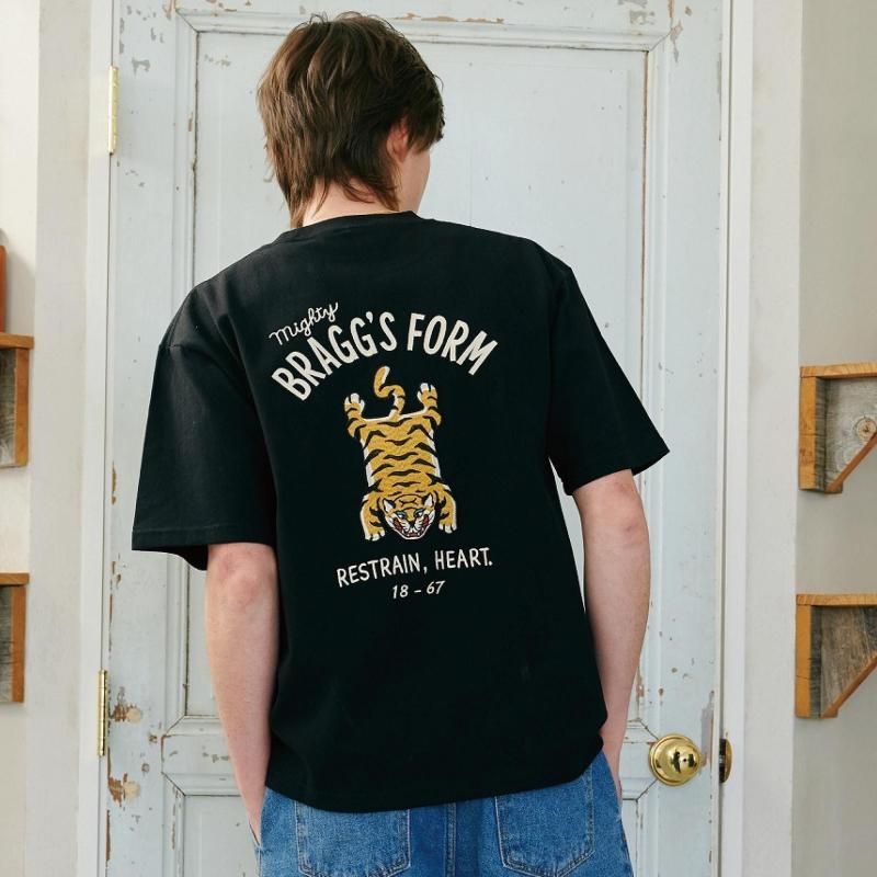 Raitt Nash ボルサ・チカ・ランド・トラスト STAFF Tシャツ POWER TO THE PEOPLE | 刺繍Tシャツ - NOISEANDKISSES