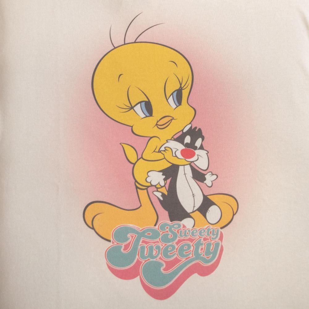 新品未使用ルーニー・テューンズ トゥイーティー バード エンジェル Tシャツ ルーニー・テューンズ Tシャツ | トゥイーティー