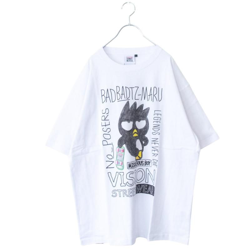 90s USA製 BAD BADTZ-MARU Tシャツ サンリオ バッドばつ丸 Amazon | [BAD BADTZ-MARU] バッドばつ丸 半袖 Tシャツ メンズ