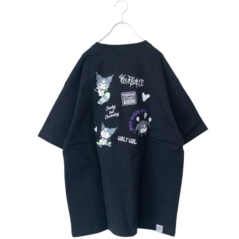 LUNA SEA×クロミ Tシャツ XLサイズ ロンT KUROMI ビッグTシャツ<a