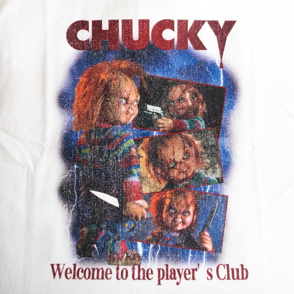tシャツ 「CHUCKY / チャッキー」POSTER DESIGN PRINT TEE / ポスター風デザインプリントTシャツ レディース メンズ ADPOSION tシャツ 「CHUCKY / チャッキー」POSTER DESIGN PRINT