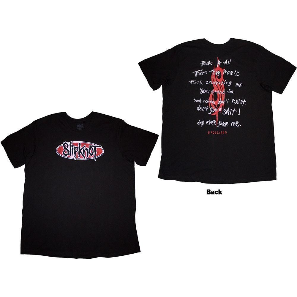 Slipknot 黒 Tシャツ Lサイズ Slipknot Logo T-shirt T-shirt BLACK – YOU ARE MY POISON