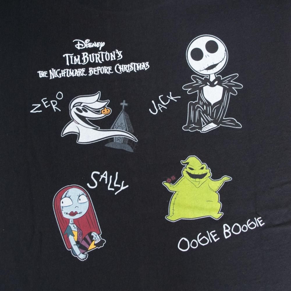 ナイトメア・ビフォア・クリスマス Tシャツ | BLACK - NOISEANDKISSES