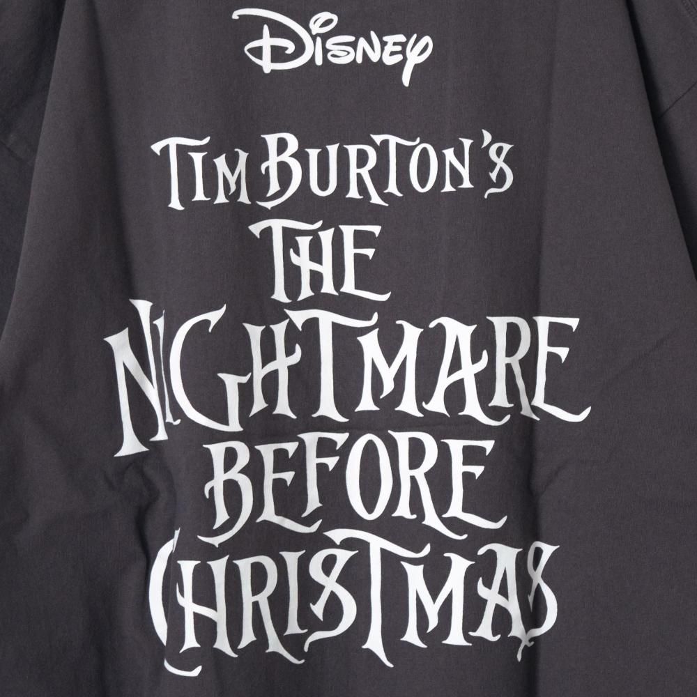 【Disney】ナイトメア ジャックスケリントン 男女兼用 Tシャツ Disney”The Nightmare Before Christmas Jack Skellington
