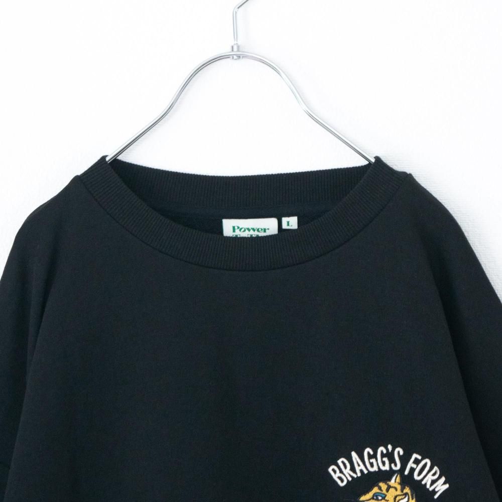 【レア】GUCCI スヌーピー コラボ タイガー 刺繍 スウェット 黒 POWER TO THE PEOPLE | タイガー刺繍スウェット